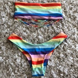 Rainbow Bikini Set